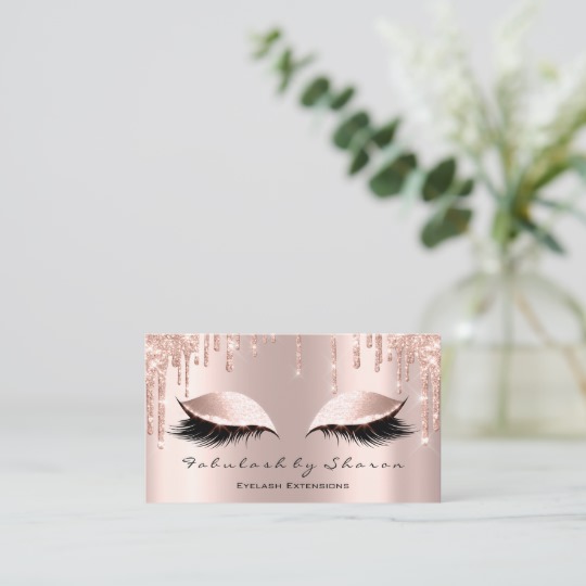 Rose Gold Business Card