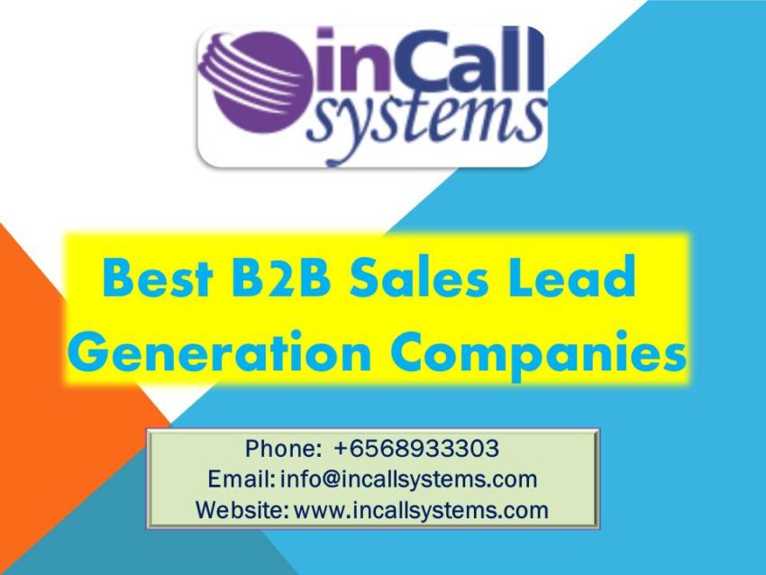 Best B2B Sales Lead Generation Companies