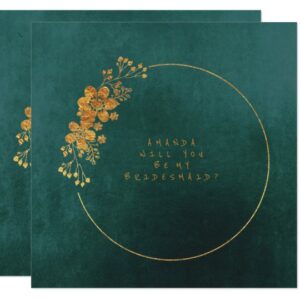 bridesmaid invitation card
