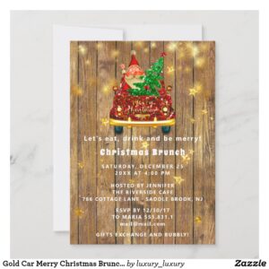 Merry Christmas Invitation card